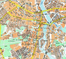 Карта города Пензы
