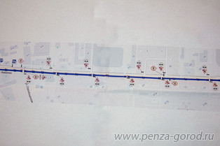 Схема производства работ по четной стороне улицы Измайлова (2-ой этап)
